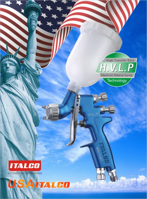 ITALCO H-951 HVLP 0,5mm, mini stříkací pistole (50-110l/min.)