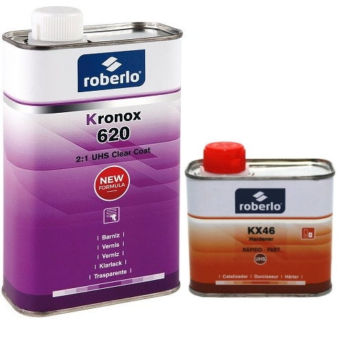 UHS LAK ROBERLO KRONOX 620 Extra vysoký lesk 2:1, 5 litrů laku + 2,5l tužidla
