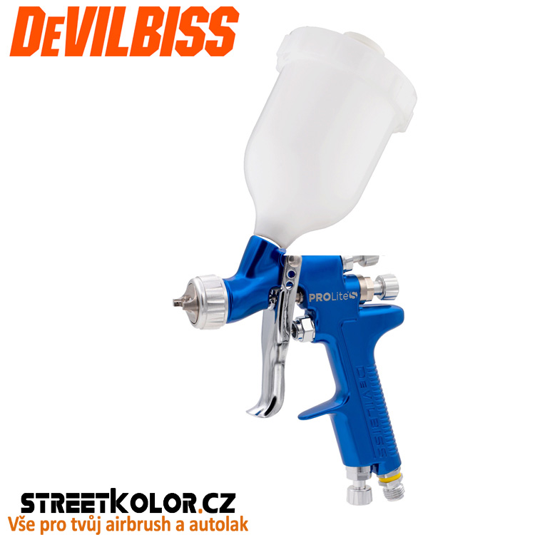 DeVilbiss PROLite S pro malé opravy (55-135l /min.), 0,8mm