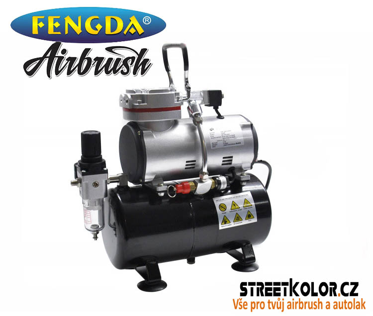 Airbrush kompresor Fengda AS-189, Výkon až 6 barů
