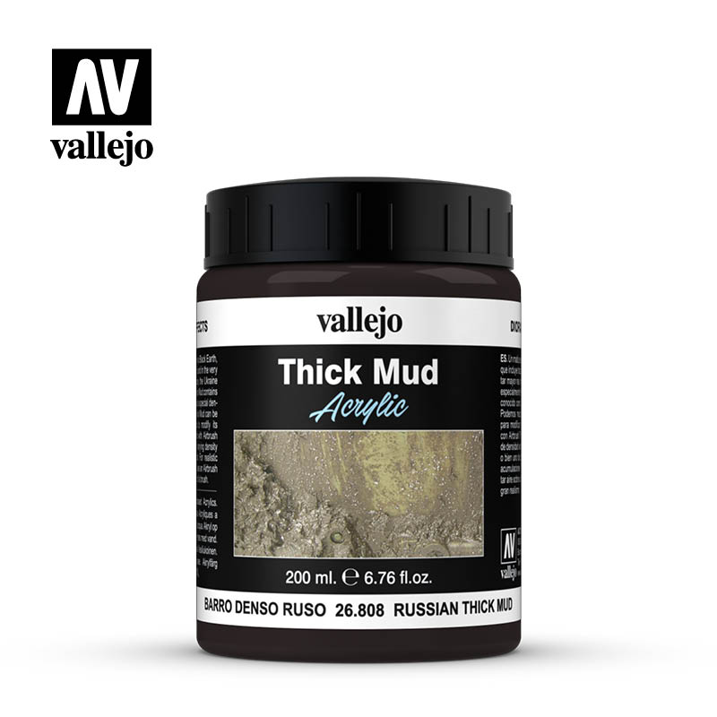 Vallejo Diorama Effects  RUSSIAN THICK MUD - Ruská hlína, 200 ml