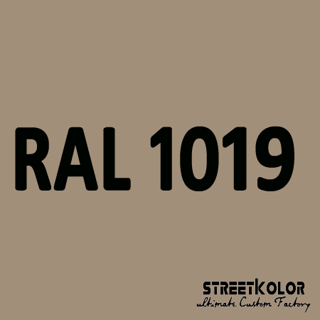 RAL 1019 Uretánová auto barva lesklá nebo matná 1 litr + tužidlo + ředidlo