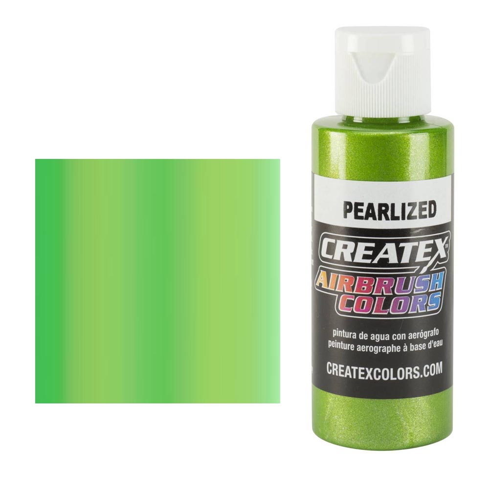 CreateX 5317 Zelená Perleťová airbrush barva 120ml