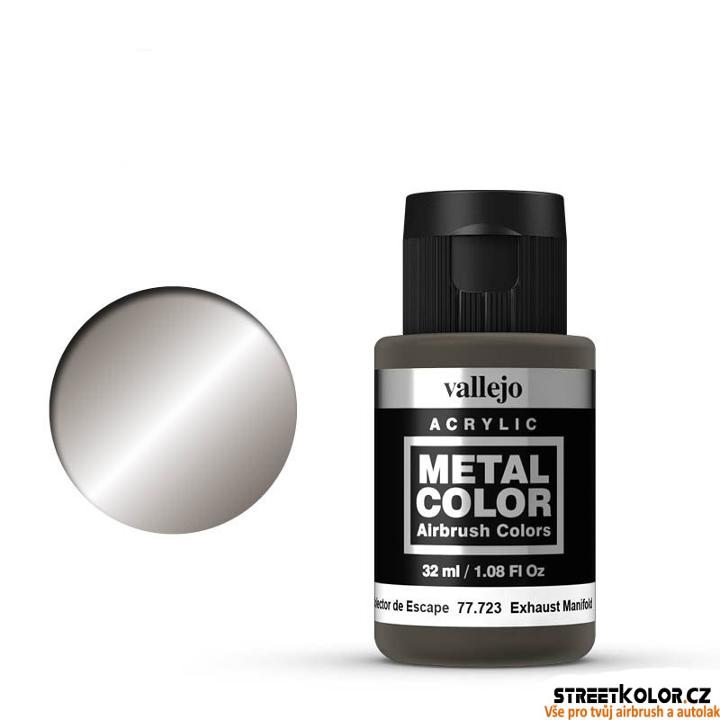 Vallejo 77.723 šedozelená metalická airbrush barva 32 ml