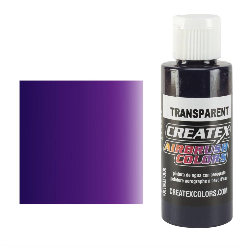 CreateX 5102 Fialová transparentní airbrush barva 60ml