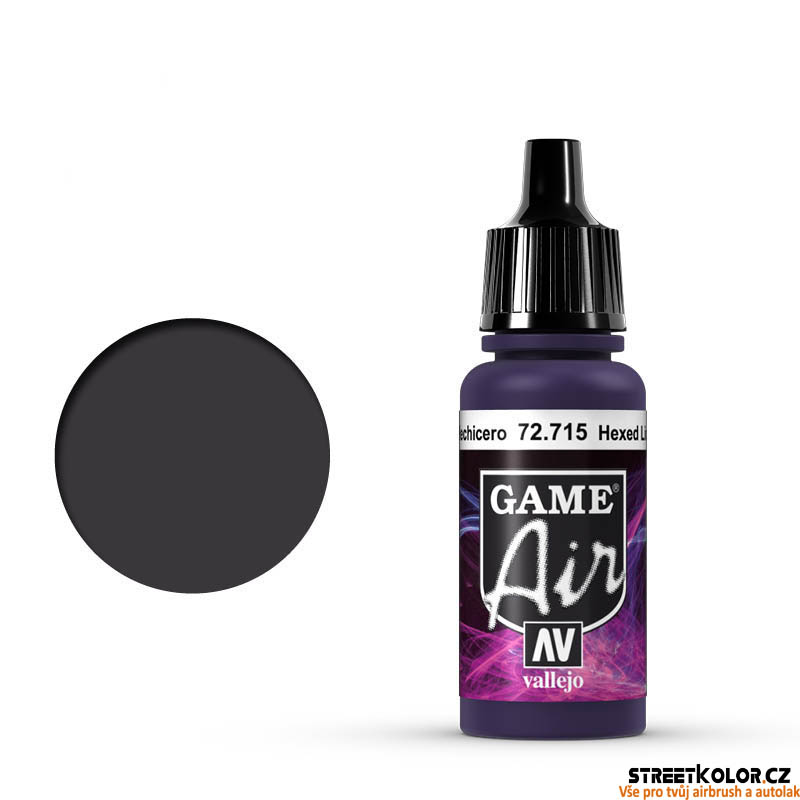 Vallejo Game Air 72.715 tmavě purpurová akrylová airbrush barva 17 ml