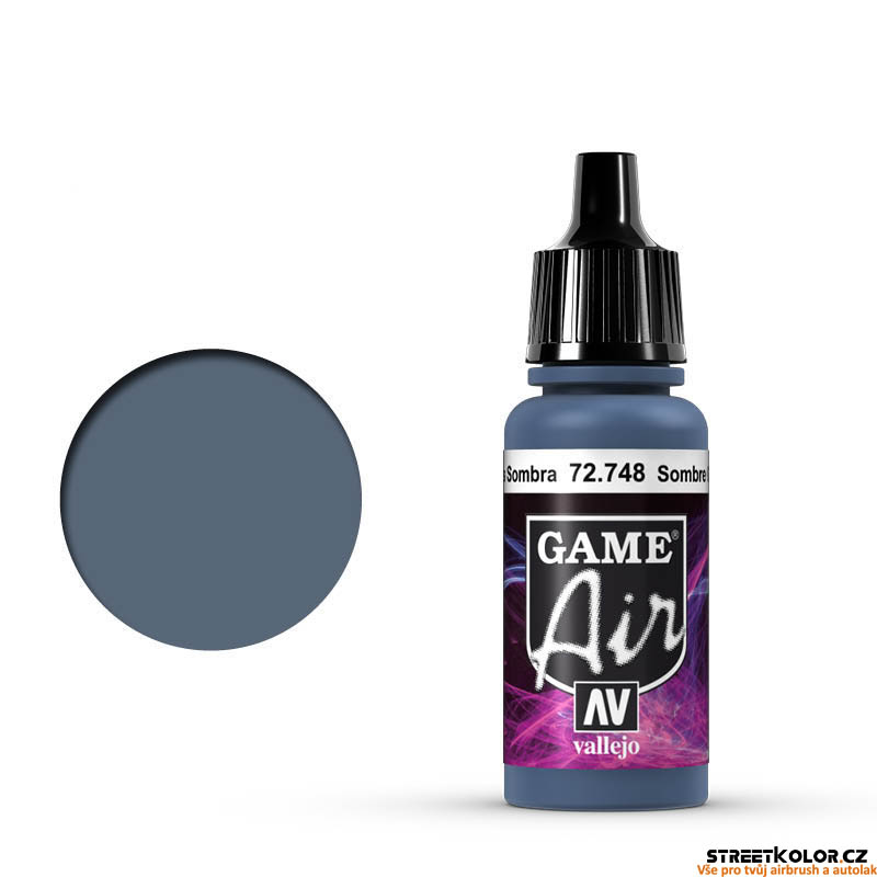 Vallejo Game Air 72.748 temná šedá akrylová airbrush barva 17 ml
