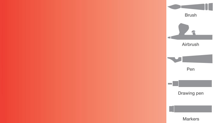 Vallejo 805 Šarlatová červená akrylová airbrush barva 32 ml