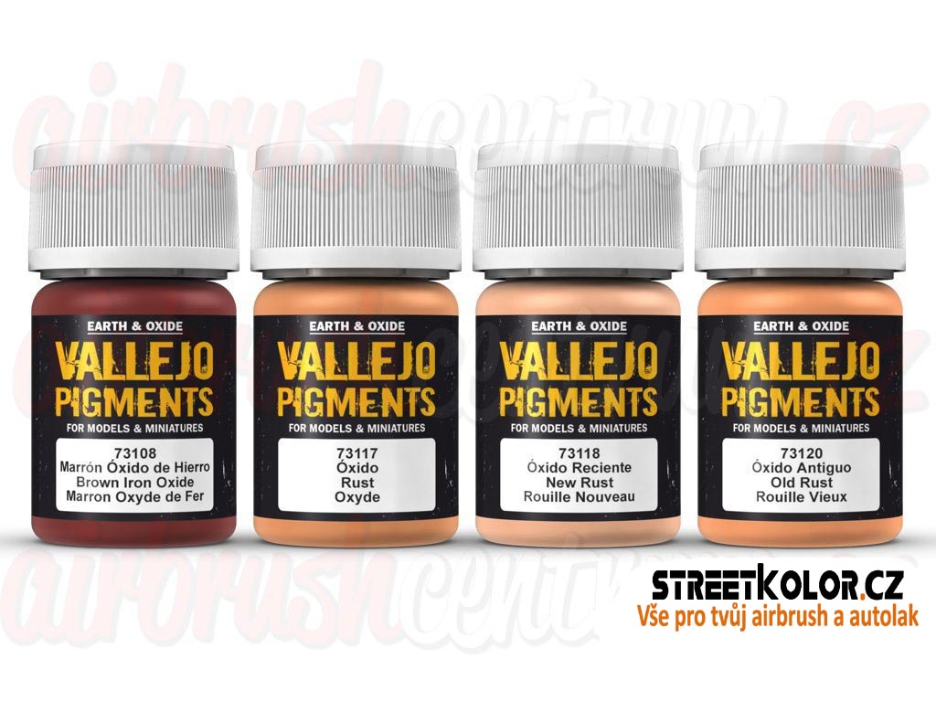 Vallejo pigment - Vallejo Set Rust and Corrosion 73194 4 x 30ml