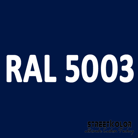 RAL 5003 Akrylová auto barva lesklá nebo matná 1 litr + tužidlo + ředidlo