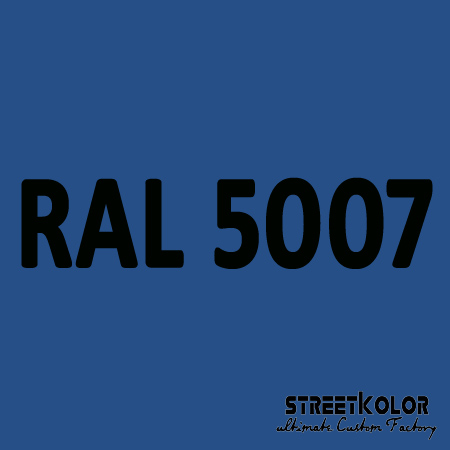 RAL 5007 Akrylová auto barva lesklá nebo matná 1 litr + tužidlo + ředidlo