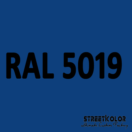 RAL 5019 Akrylová auto barva lesklá nebo matná 1 litr + tužidlo + ředidlo