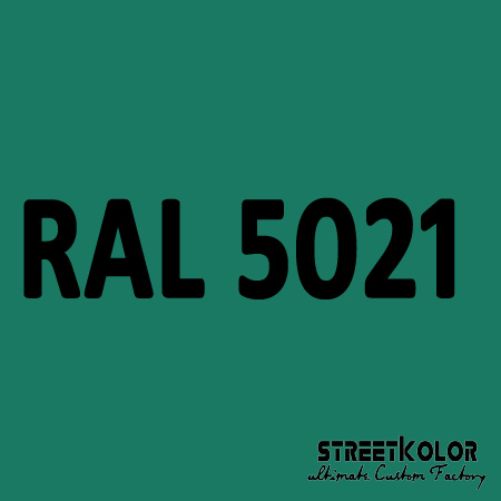 RAL 5021 Akrylová auto barva lesklá nebo matná 1 litr + tužidlo + ředidlo