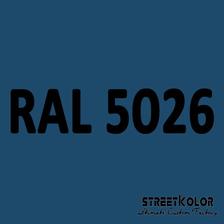 RAL 5026 Akrylová auto barva lesklá nebo matná 1 litr + tužidlo + ředidlo