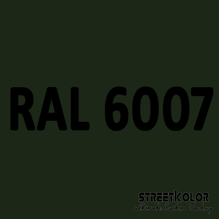 RAL 6007 Akrylová auto barva lesklá nebo matná 1 litr + tužidlo + ředidlo