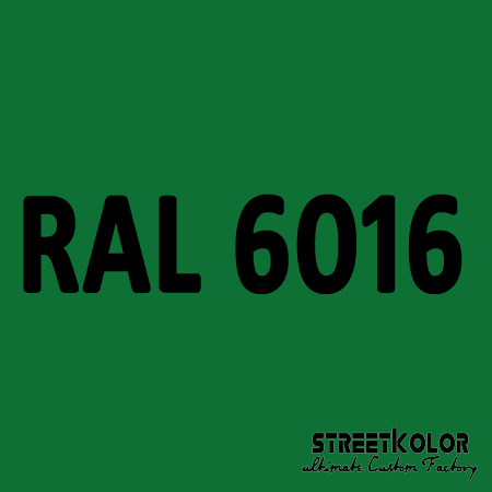 RAL 6016 Akrylová auto barva lesklá nebo matná 1 litr + tužidlo + ředidlo