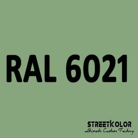 RAL 6021 Akrylová auto barva lesklá nebo matná 1 litr + tužidlo + ředidlo