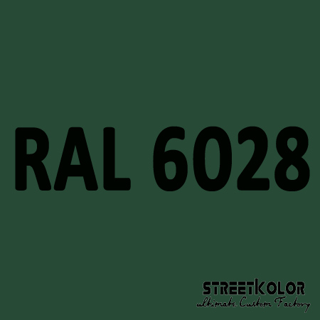 RAL 6028 Akrylová auto barva lesklá nebo matná 1 litr + tužidlo + ředidlo