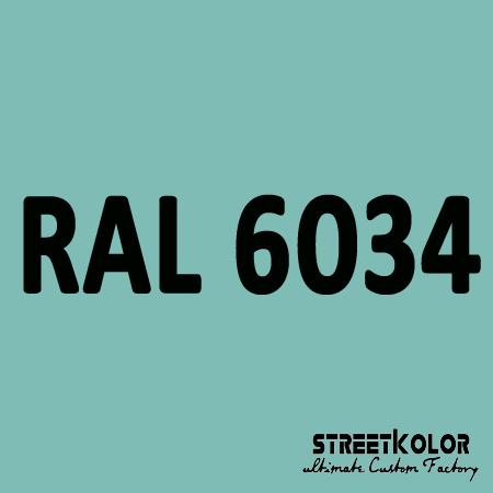 RAL 6034 Akrylová auto barva lesklá nebo matná 1 litr + tužidlo + ředidlo
