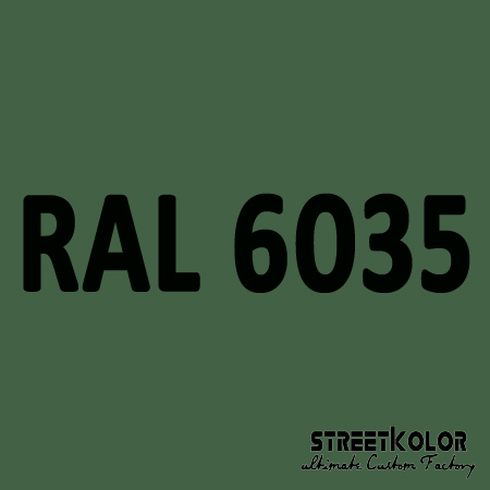 RAL 6035 Akrylová auto barva lesklá nebo matná 1 litr + tužidlo + ředidlo