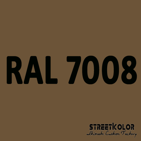 RAL 7008 Akrylová auto barva lesklá nebo matná 1 litr + tužidlo + ředidlo
