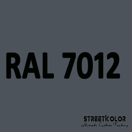 RAL 7012 Akrylová auto barva lesklá nebo matná 1 litr + tužidlo + ředidlo