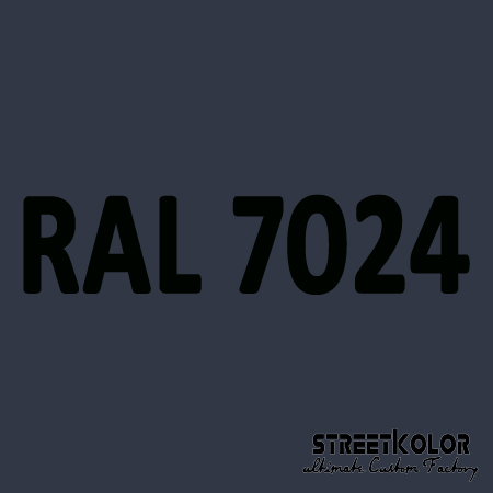 RAL 7024 Akrylová auto barva lesklá nebo matná 1 litr + tužidlo + ředidlo