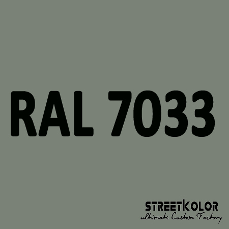 RAL 7033 Akrylová auto barva lesklá nebo matná 1 litr + tužidlo + ředidlo