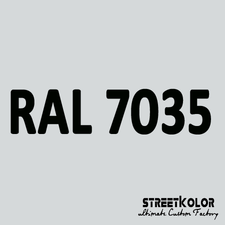 RAL 7035 Akrylová auto barva lesklá nebo matná 1 litr + tužidlo + ředidlo