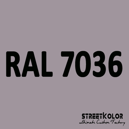 RAL 7036 Akrylová auto barva lesklá nebo matná 1 litr + tužidlo + ředidlo