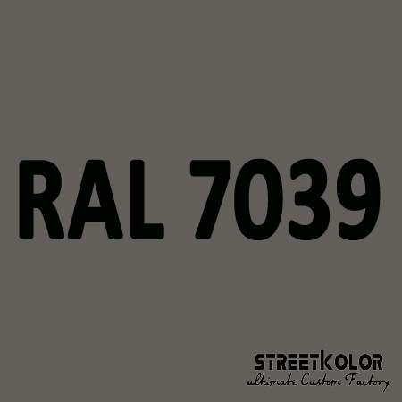 RAL 7039 Akrylová auto barva lesklá nebo matná 1 litr + tužidlo + ředidlo