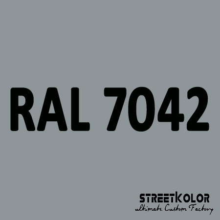 RAL 7042 Akrylová auto barva lesklá nebo matná 1 litr + tužidlo + ředidlo
