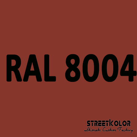 RAL 8004 Akrylová auto barva lesklá nebo matná 1 litr + tužidlo + ředidlo