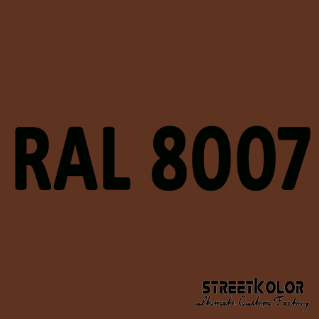 RAL 8007 Akrylová auto barva lesklá nebo matná 1 litr + tužidlo + ředidlo