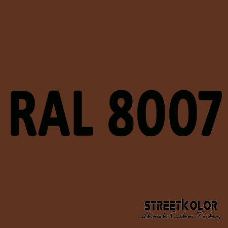 RAL 8007 Akrylová auto barva lesklá nebo matná 1 litr + tužidlo + ředidlo