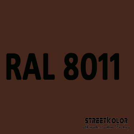 RAL 8011 Akrylová auto barva lesklá nebo matná 1 litr + tužidlo + ředidlo