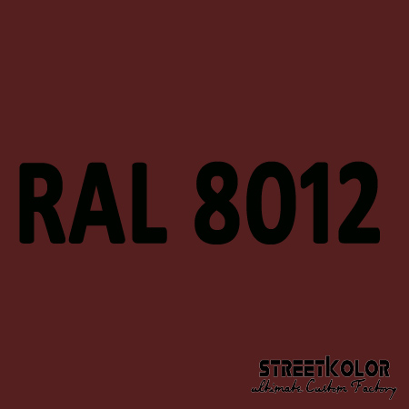 RAL 8012 Akrylová auto barva lesklá nebo matná 1 litr + tužidlo + ředidlo