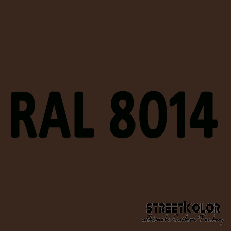 RAL 8014 Akrylová auto barva lesklá nebo matná 1 litr + tužidlo + ředidlo