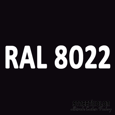 RAL 8022 Akrylová auto barva lesklá nebo matná 1 litr + tužidlo + ředidlo