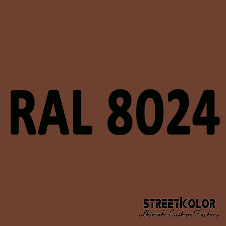 RAL 8024 Akrylová auto barva lesklá nebo matná 1 litr + tužidlo + ředidlo