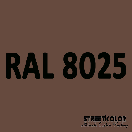 RAL 8025 Akrylová auto barva lesklá nebo matná 1 litr + tužidlo + ředidlo
