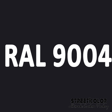 RAL 9004 Akrylová auto barva lesklá nebo matná 1 litr + tužidlo + ředidlo
