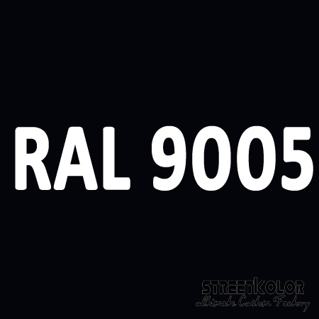 RAL 9005 Akrylová auto barva lesklá nebo matná 1 litr + tužidlo + ředidlo