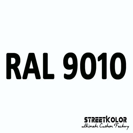 RAL 9010 Akrylová auto barva lesklá nebo matná 1 litr + tužidlo + ředidlo