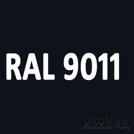 RAL 9011 Akrylová auto barva lesklá nebo matná 1 litr + tužidlo + ředidlo