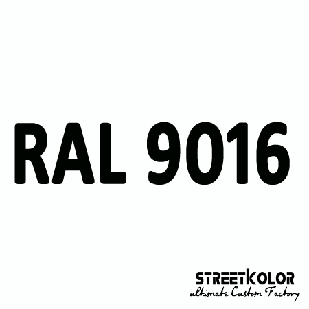 RAL 9016 Akrylová auto barva lesklá nebo matná 1 litr + tužidlo + ředidlo
