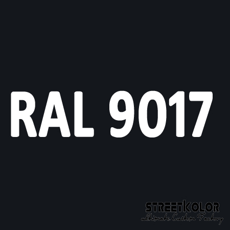 RAL 9017 Akrylová auto barva lesklá nebo matná 1 litr + tužidlo + ředidlo
