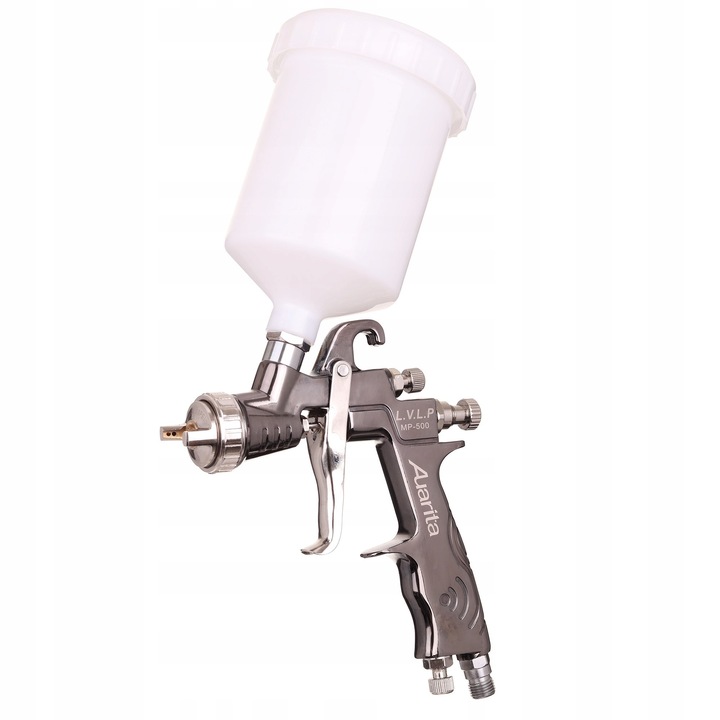 Stříkací pistole Auarita MP-500 LVLP 1,3mm + 2,0mm + regulátor tlaku