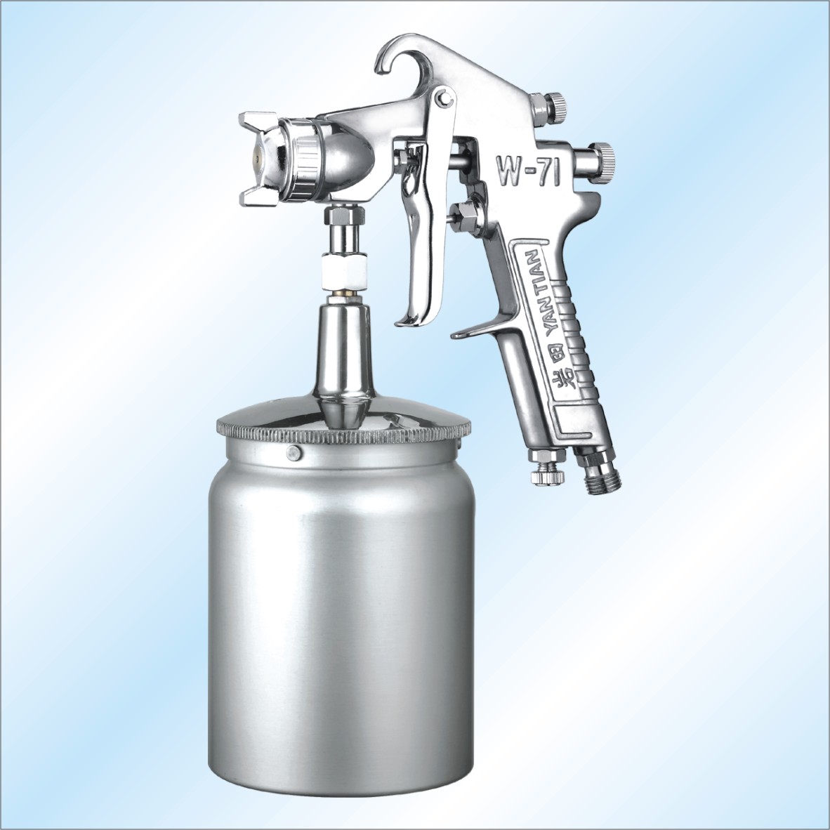 Stříkací pistole Auarita W-71S 2,0mm (90-230l / min.) Se spodní 1000ml nádobou