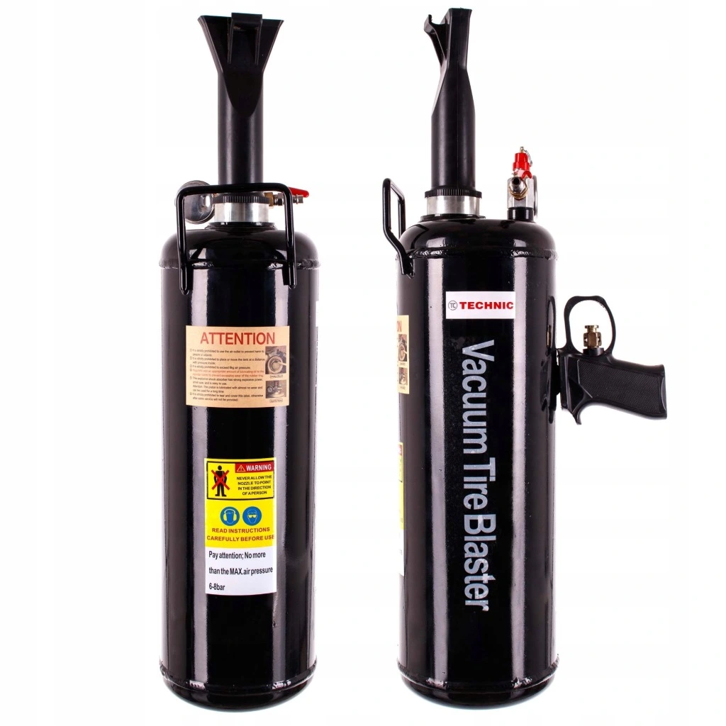 TC Technic Inflátor 6L pro úderové huštění pneumatik, tlakové dělo typu Bazooka